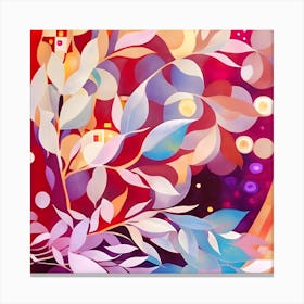 Graceful Vines with Patterns Canvas Print