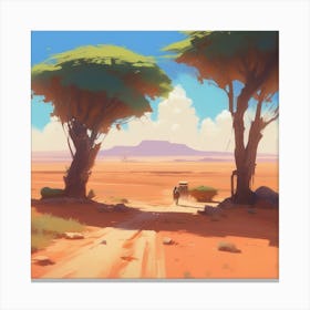 Desert Landscape 61 Canvas Print