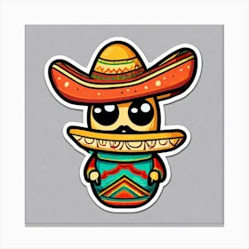 Mexican Sombrero 1 Canvas Print