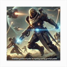 Elemental Vanguard Gravity Resistant Infantry Canvas Print