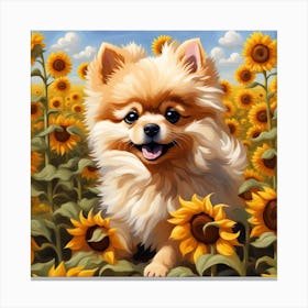 Stardust the Pomeranian Canvas Print