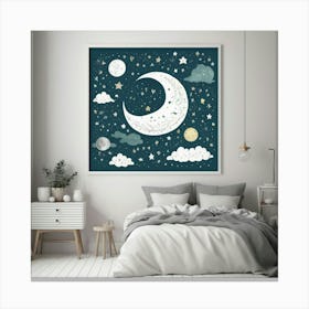 Default Sleep Tight Bedroom Art Print 2 Canvas Print