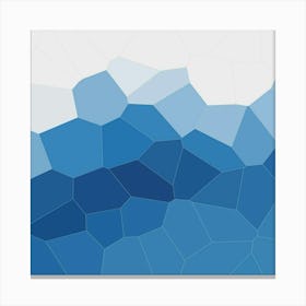 Abstract Blue Canvas Print