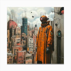 Futuristic Cityscape 6 Canvas Print