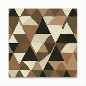 Abstract Triangles 15 Canvas Print