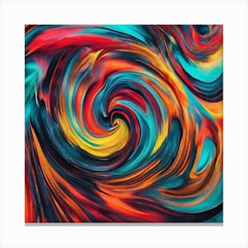 Colors In Motion Canvas Print