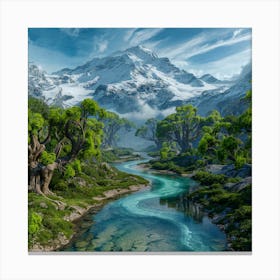 Forest Of Trees Canvas Print