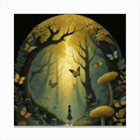 Alice In Wonderland Canvas Print