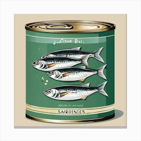 Sardines 2 Canvas Print