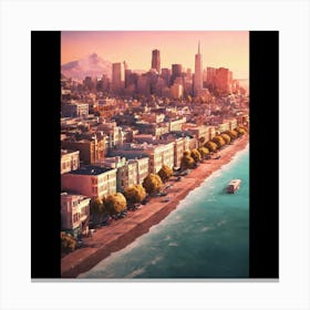 San Francisco Cityscape 5 Canvas Print