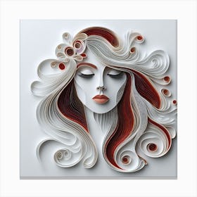 Paper Cut Art 1 Canvas Print