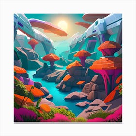 Alien Planet Canvas Print