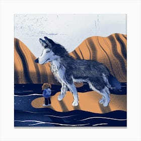 Husky Canvas Print