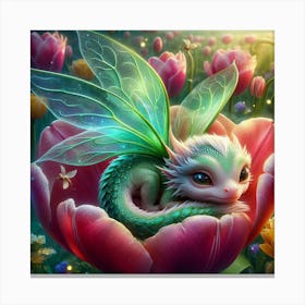 The Sleepy Dragon 3 Canvas Print