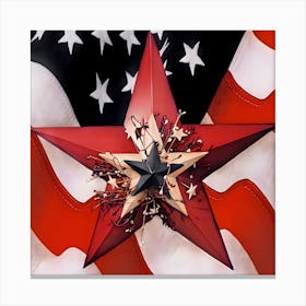 American Star Canvas Print