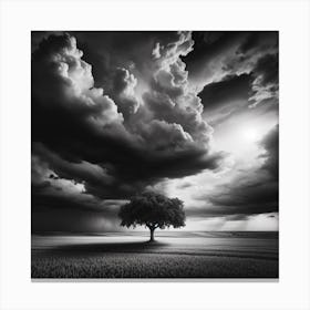 Lone Tree Dreamscape 4 Canvas Print