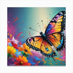 Butterfly Painting 141 Canvas Print