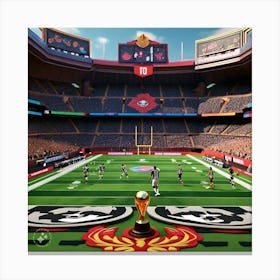 Football Stadium Canvas Print