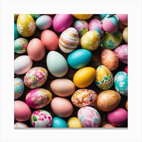 Colorful Easter Eggs 1 Canvas Print
