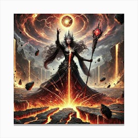 Queen Sorath Seismic Rift Canvas Print