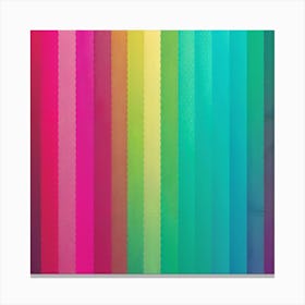 Rainbow Stripes Canvas Print