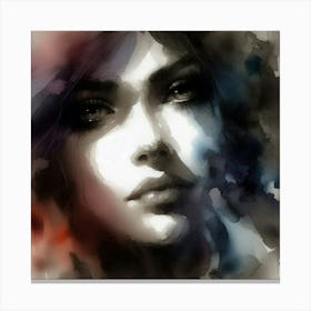 Portrait Of A Woman 75 Canvas Print