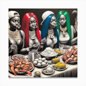 'The Feast' 1 Canvas Print