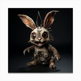 Steam Bunny Canvas Print