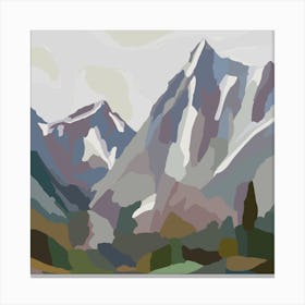 Alps View Canvas Print
