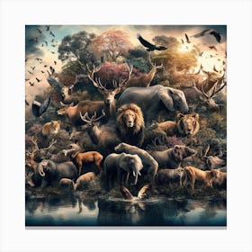 Wildlife. Canvas Print