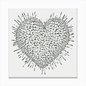 Heart Of Love 69 Canvas Print