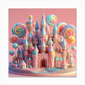 Lollipop Castle 1 Canvas Print