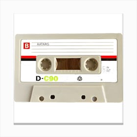 D-90 Cassette Tape Recorder retroVintage Old Canvas Print