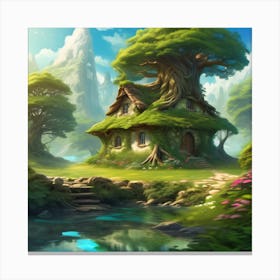 Fairy House Canvas Print