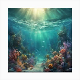 Under The Sea Canvas Print