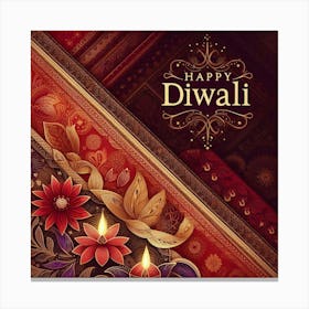 Happy Diwali Images Templates Design S (22) Canvas Print