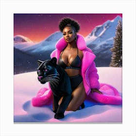 Black Panther 1 Canvas Print