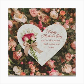 Happy Mother'S Day Canvas Print