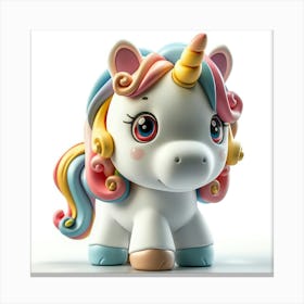 Unicorn Figurine 66 Canvas Print