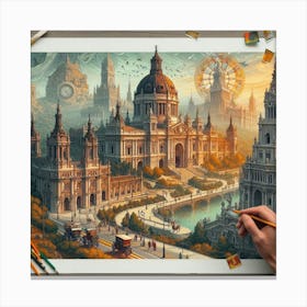 Cityscape 2 Canvas Print