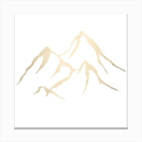 Gold Mountain Wanderlust Canvas Print