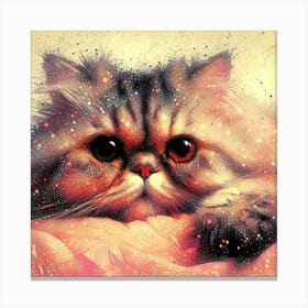 Feline Cat Creative Artwork Illustration 167 Canvas Print