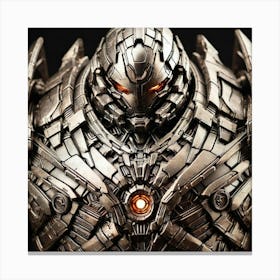 Gargantor Metal Shield Canvas Print