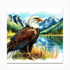 Wild Bird Artwork 49 Canvas Print