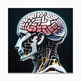 Brain Of A Robot 13 Canvas Print