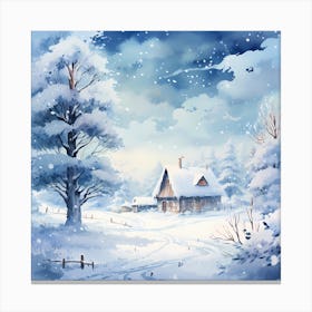 Snowfall Whispers Canvas Print