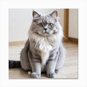 fat cat Canvas Print
