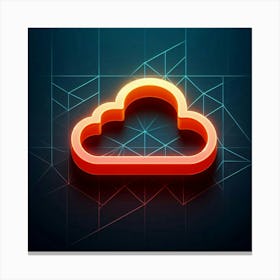 Cloud Computing Canvas Print