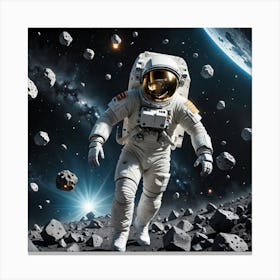 Lost in Space: A Galactic Expedition Canvas Print