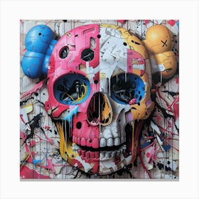 'The Clown' 3 Canvas Print